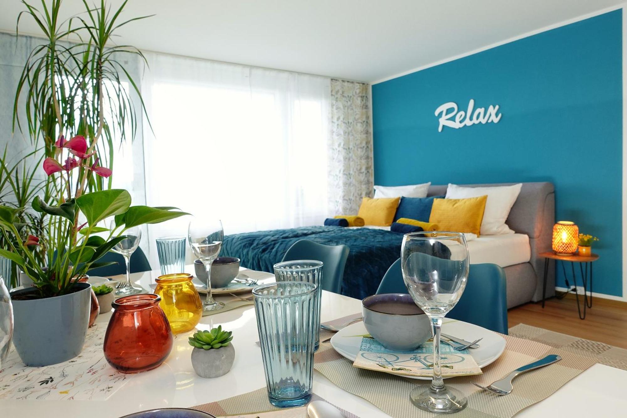 Relax - Petrol Mit Pool Und Sauna 沙伊代格 外观 照片